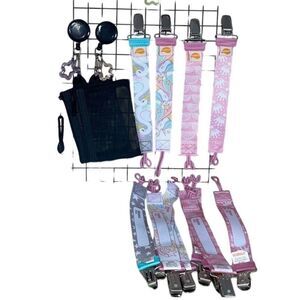 Wallet bags binky cords star earrings binkies rave kandi kid kidcore